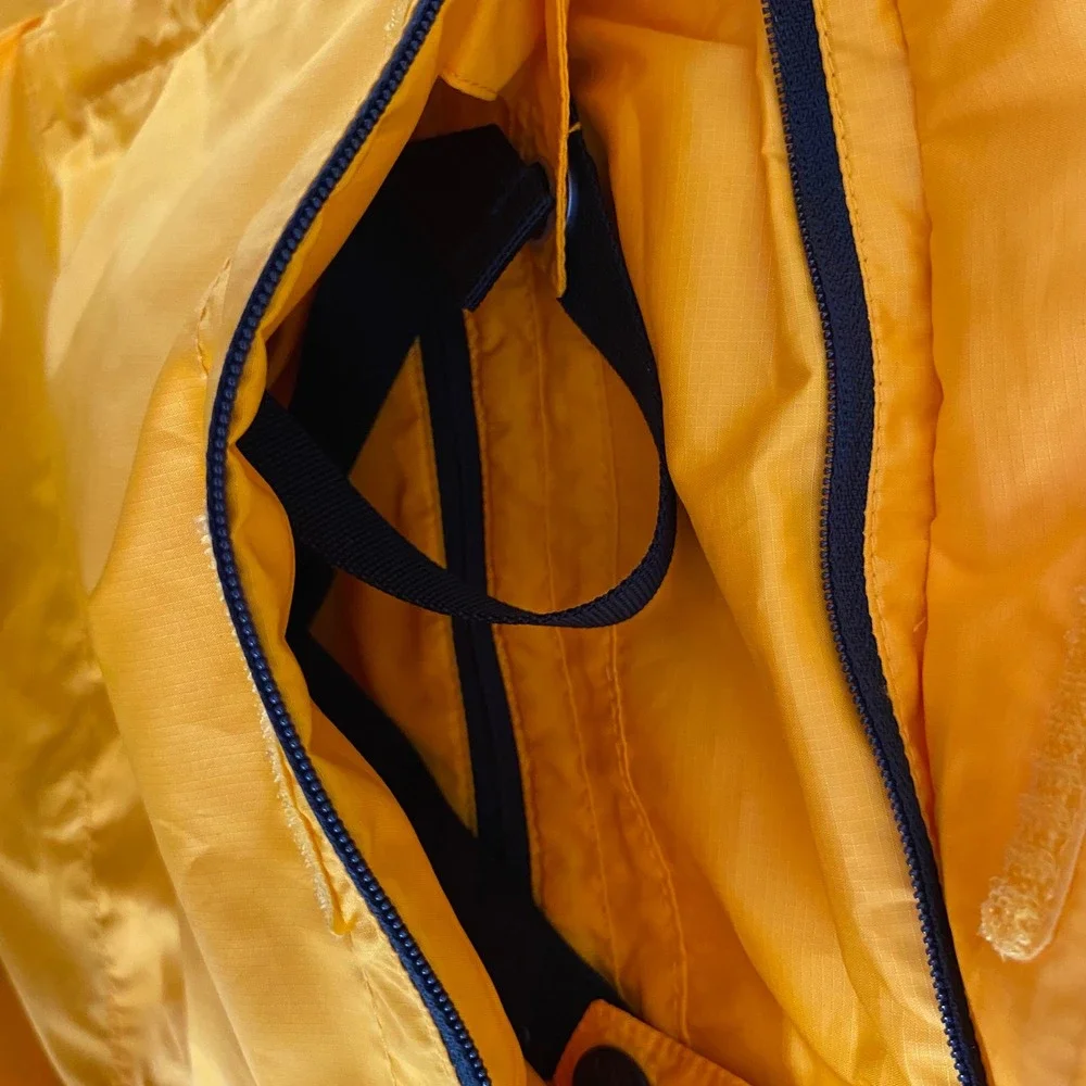 The North Face Mens Fanorak WindWall Anorak Jacket Yellow Black‎ NF0A3FZL Small